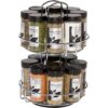 16 JAR REVOLVING SPICE RACK...